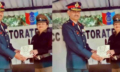 Lieutenant Krishna Bharti NCC AWARD