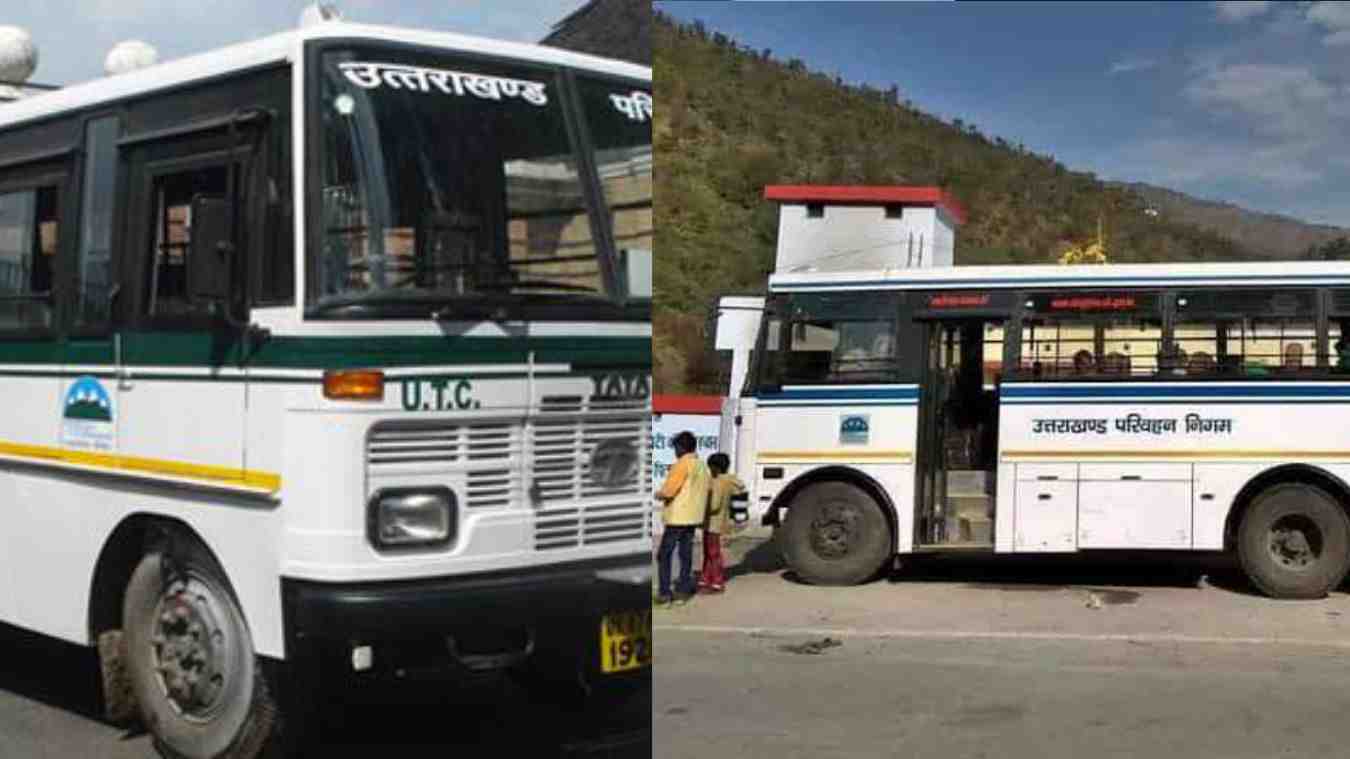 Uttarakhand Roadways buses