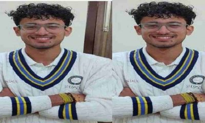 Ayush Gusain of pauri garhwal uttarakhand under-19 cricket team