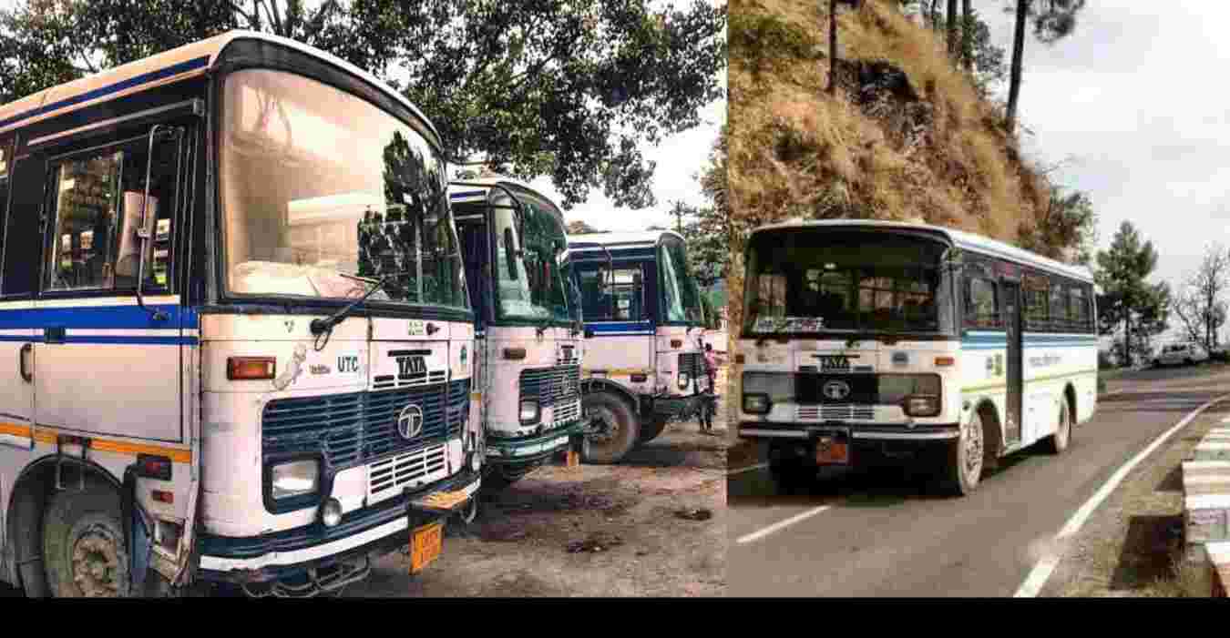 Uttarakhand Roadways Bus