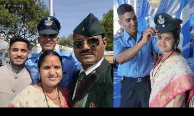 Vinay dangwal flying Officer of tehri garhwal