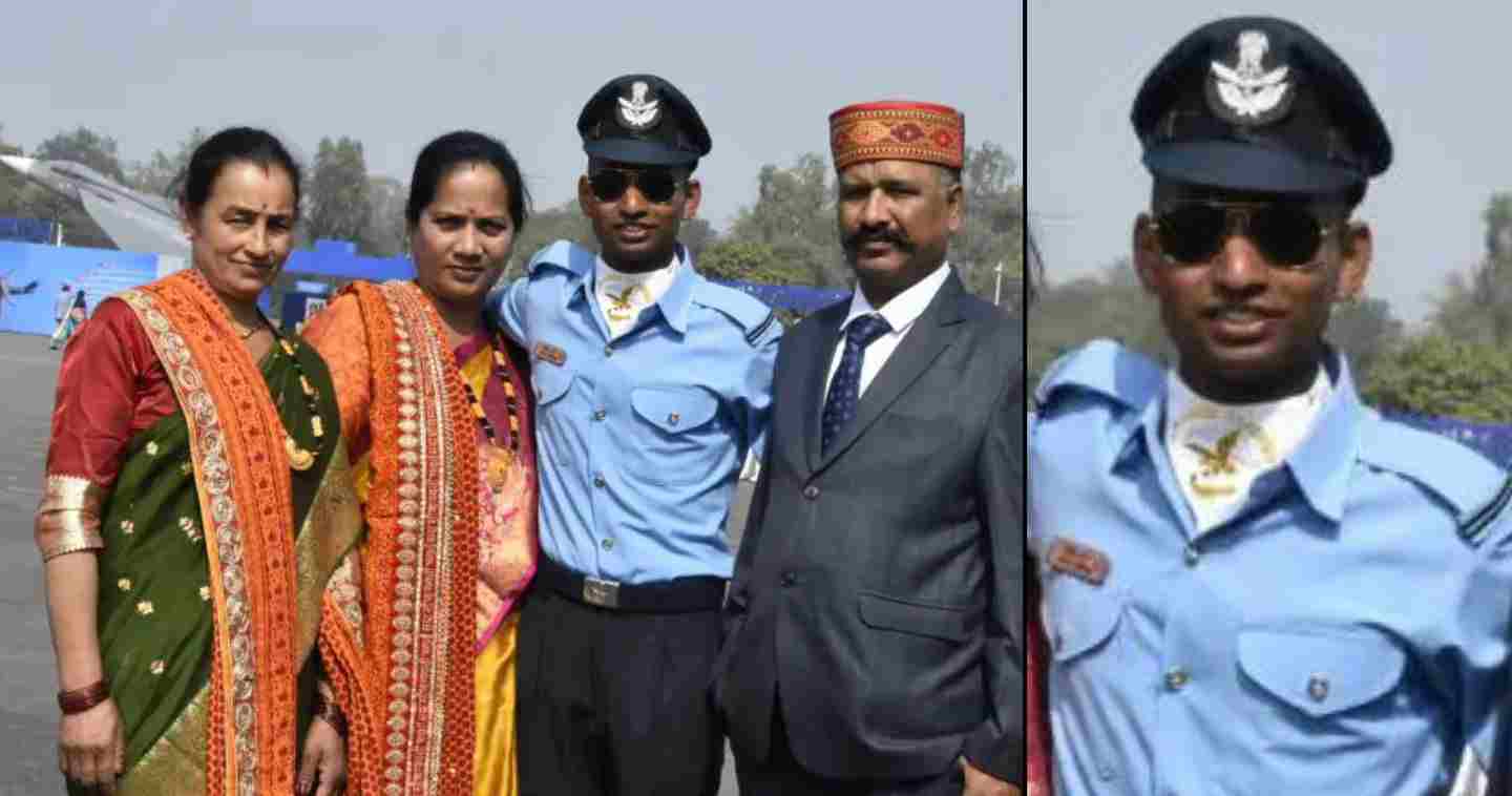 Uttarakhand news: Neeraj basera of didihat Pithoragarh become flying officer in Indian airforce