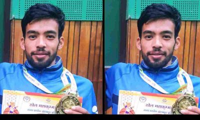 Gaurav Nayal Badminton Player of nainital uttrakhand