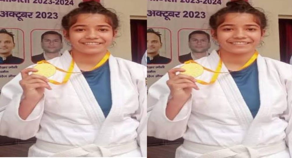 Aarti of nainital national judo competition