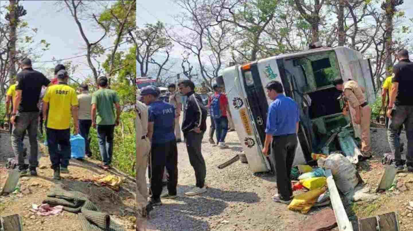 Tehri Bus accident today uttarakhand