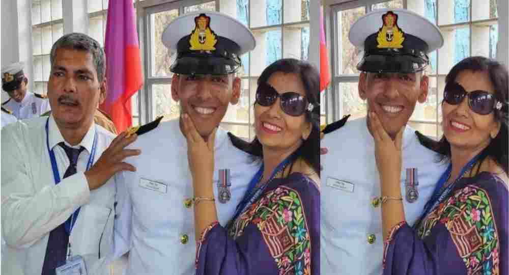Rohit Bisht of khatima uttarakhand Lieutenant navy