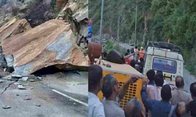 Uttarkashi Gangotri Highway rock fall
