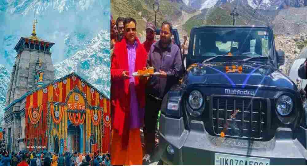 Thar car in Kedarnath dham