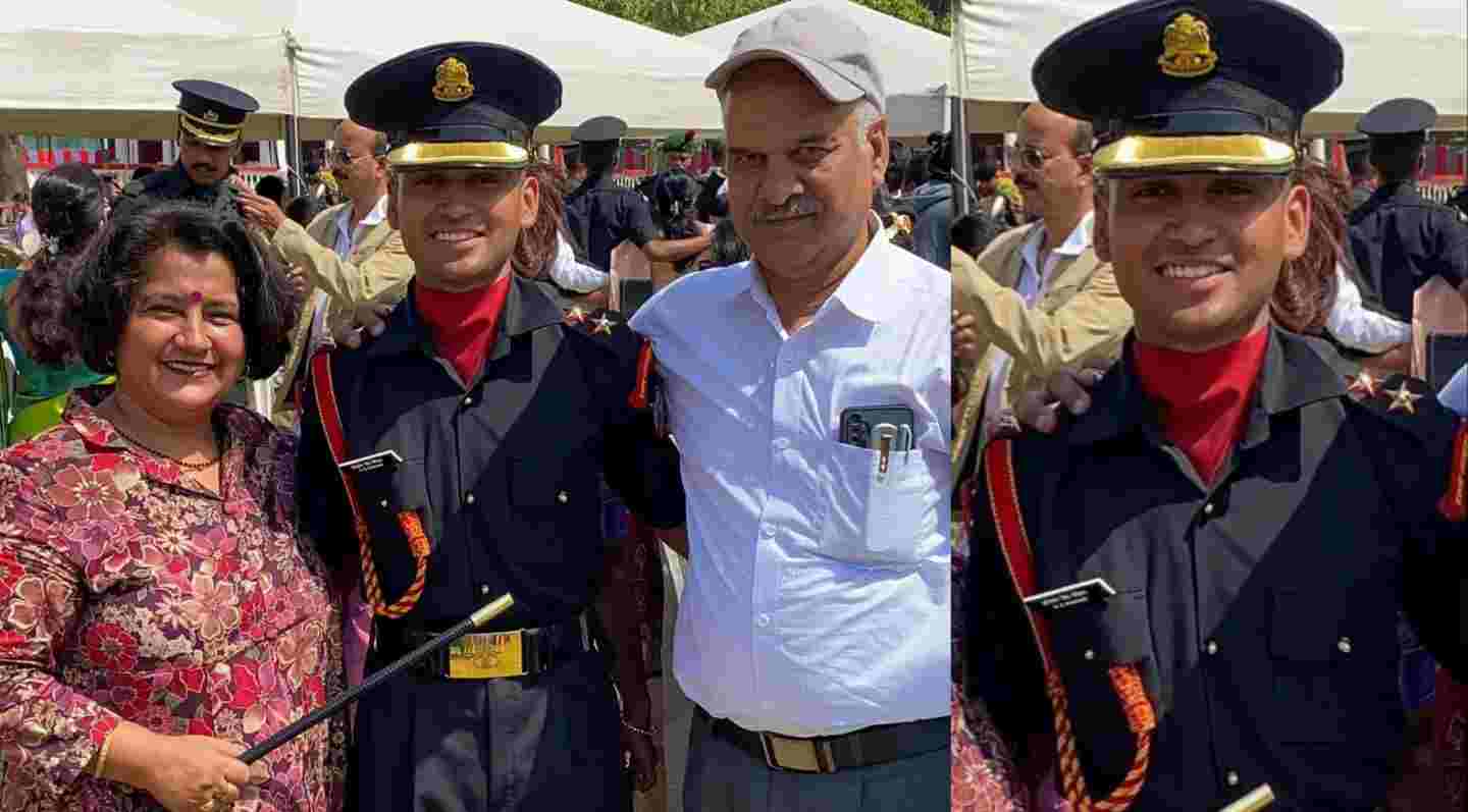 Uttarakhand news:Harshvardhan Parihar lieutenant Army of malla gorakhpur haldwani|IMA dehradun passout parade|