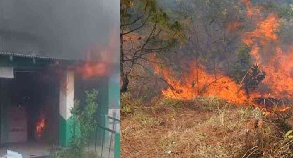 Nainital Forest fire uttarakhand