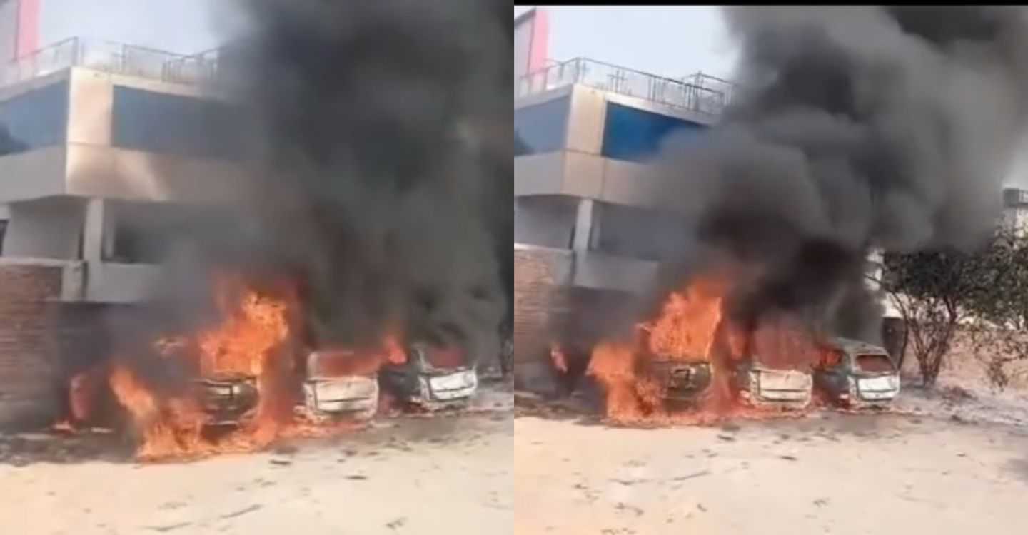 Haldwani car showroom fire