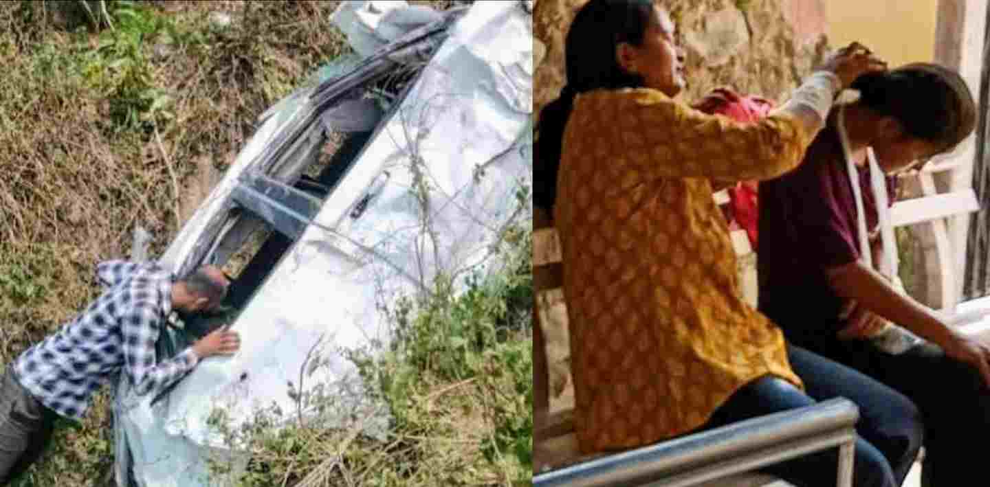 Uttarakhand news: Champawat car accident 4 people injured|Tanakpur Pithoragarh Highway Accident