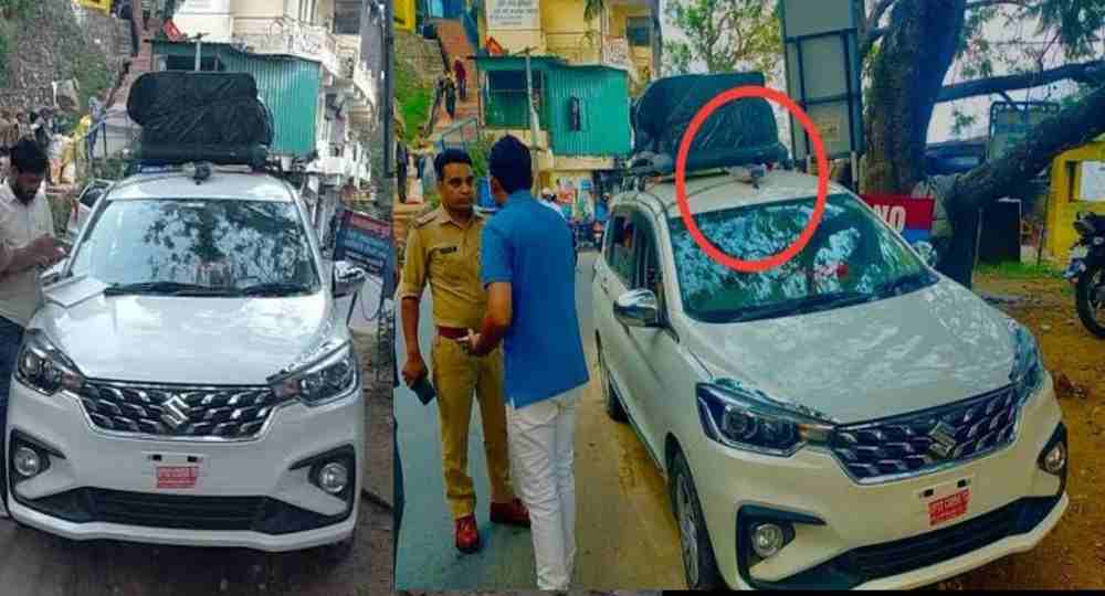 UP Deputy SP car challan chamoli