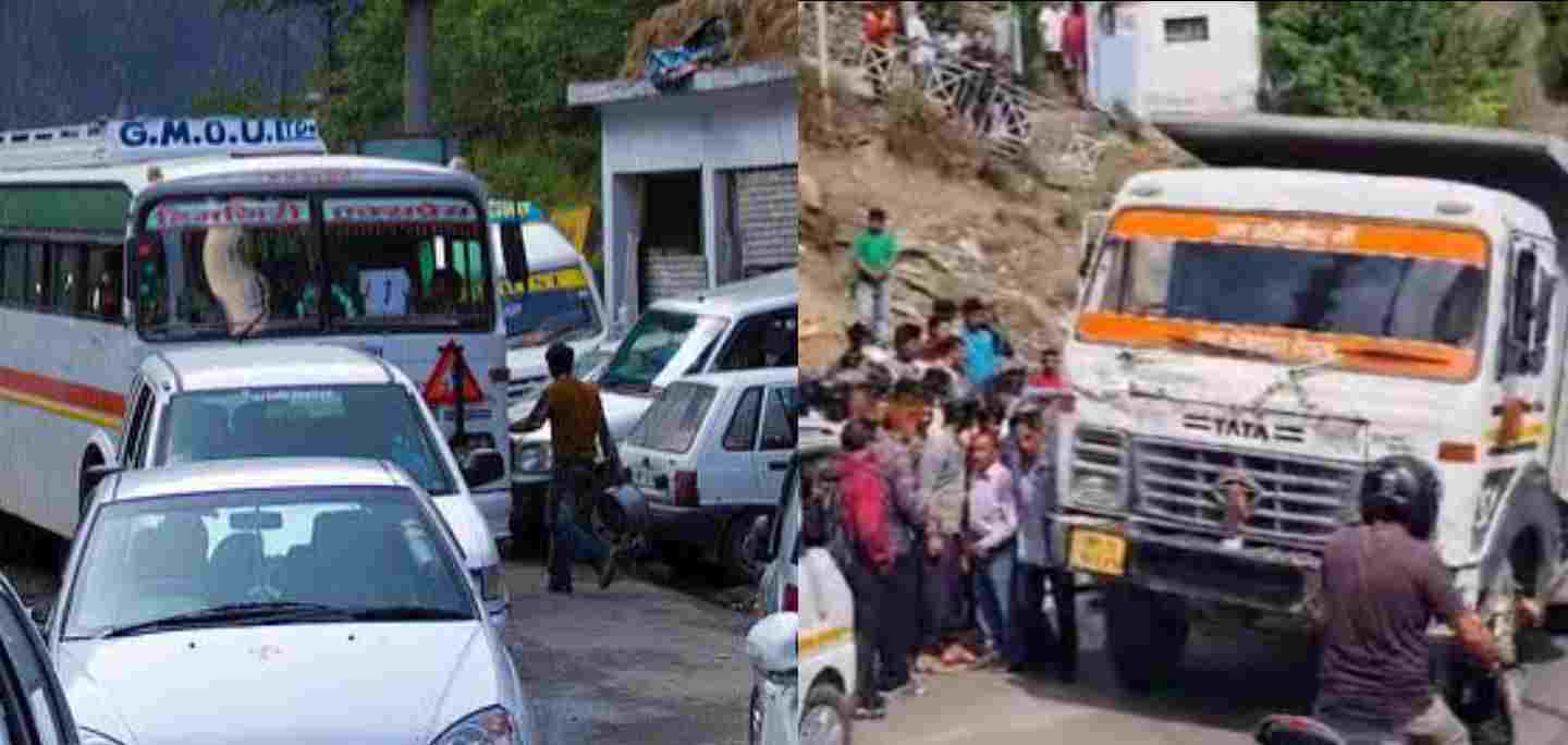 Uttarakhand news:in pauri garhwal bike accident a dumper crushed a girl she died on the spot