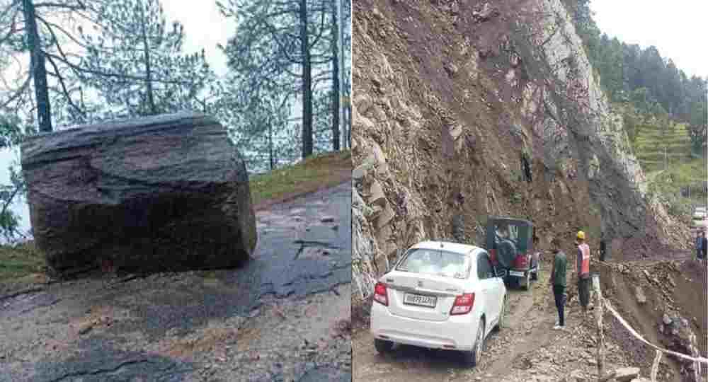 Bhowali Almora national Highway landslide
