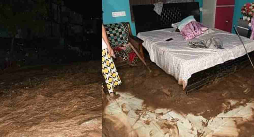 Haldwani heavy rain Flood