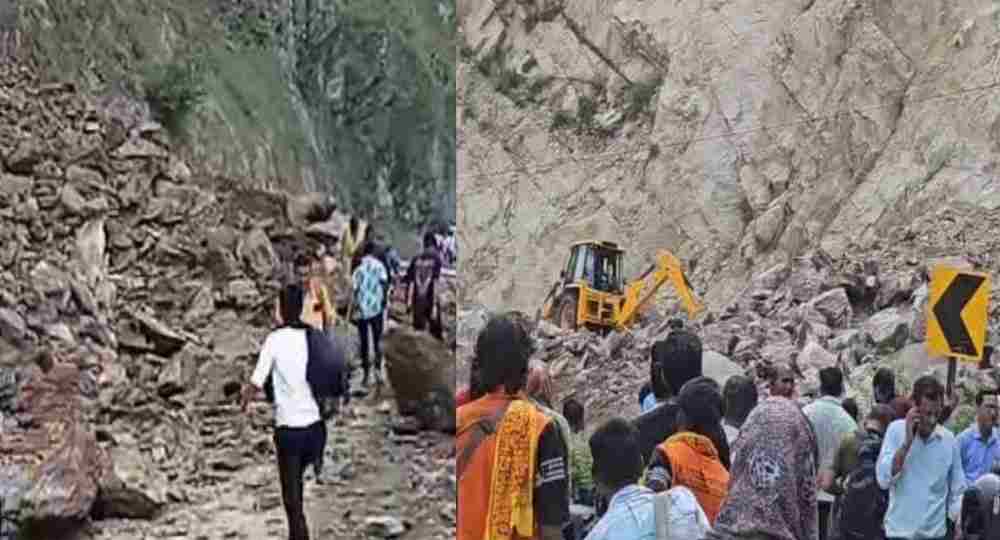 Landslide in Rudraprayag today