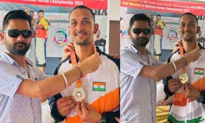 Chetan Bhatt of haldwani asia Karate Championship