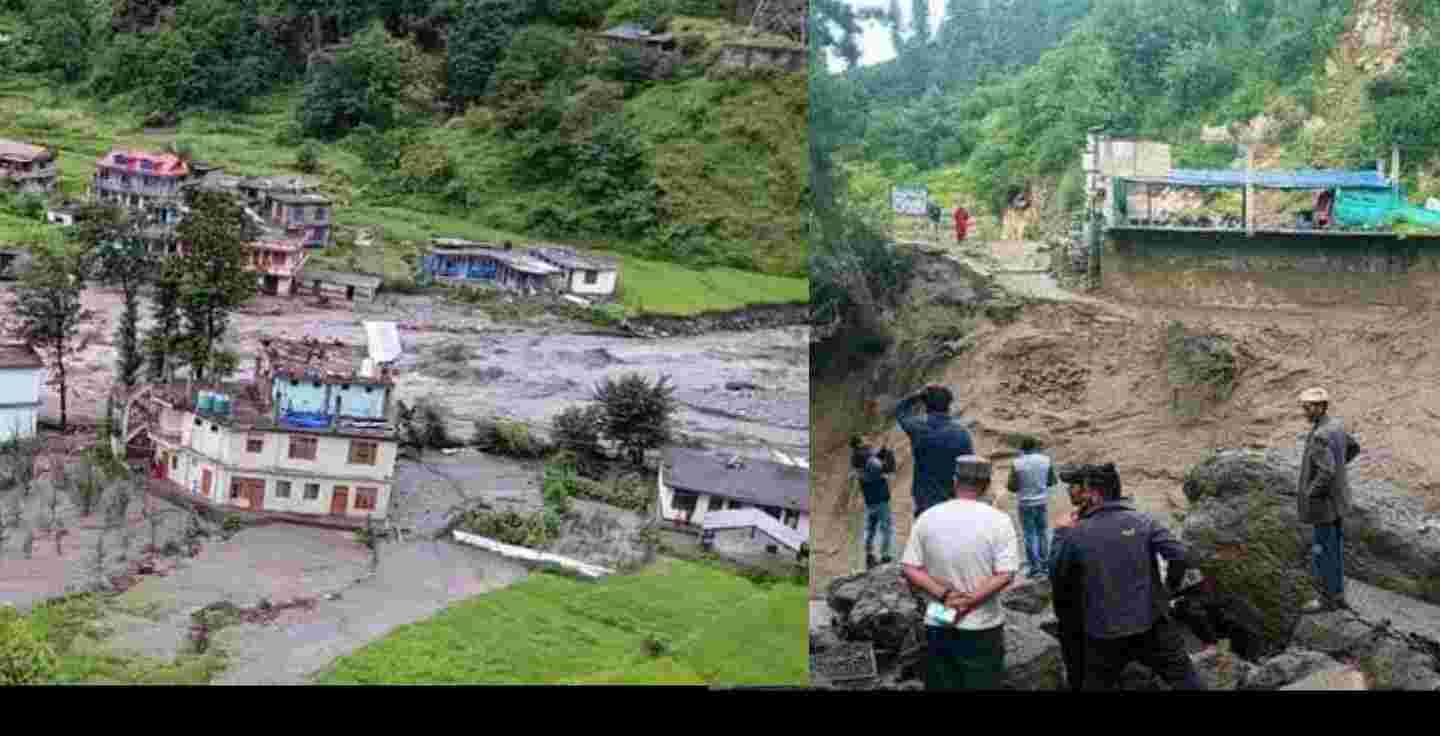 Uttarakhand news:cloud burst in kullu district himachal pradesh 32 people missing rescue operation continues