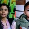 Mother Tanuja Bisht and child Priyanshu of almora latest news today