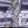 Uttarakhand news: pithoragarh roadways bus accident due to steering failed champawat accident news