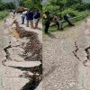 Road collapse kapkot Bageshwar