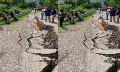 Road collapse kapkot Bageshwar