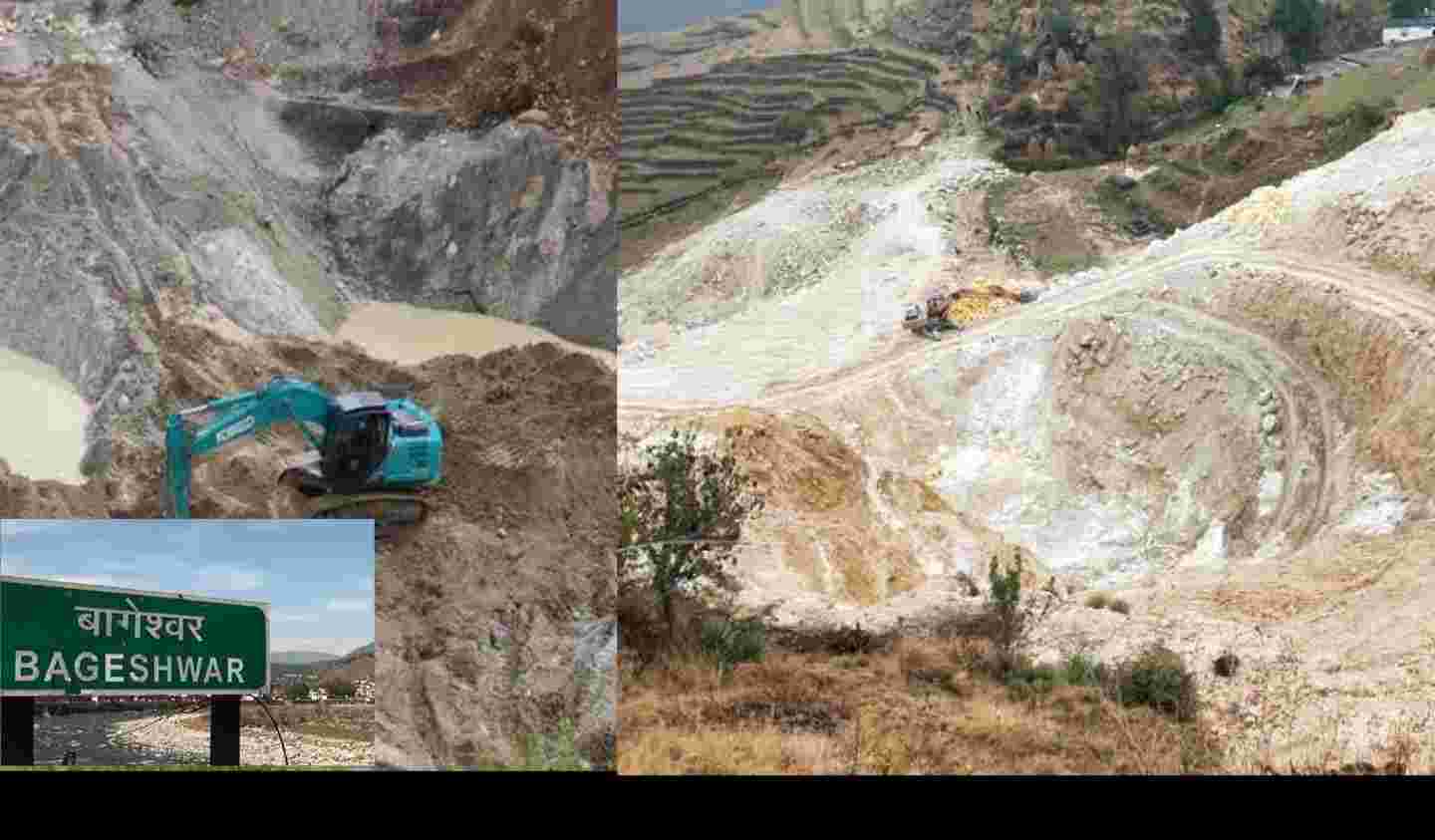 Bageshwar Kanda Chalk Mining