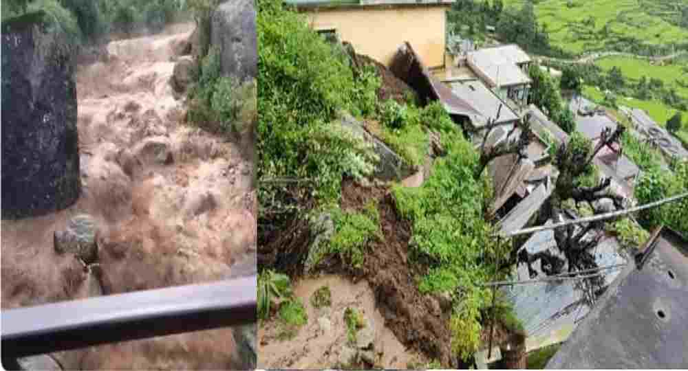 Tehri Garhwal Cloud burst today