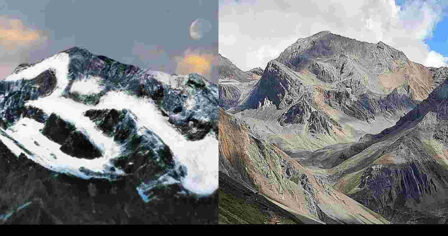 uttarakhand om parvat Without Snow latest news