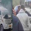 Uttarakhand news:today Major accident on Badrinath Highway, Tempo Traveller suddenly caught fire