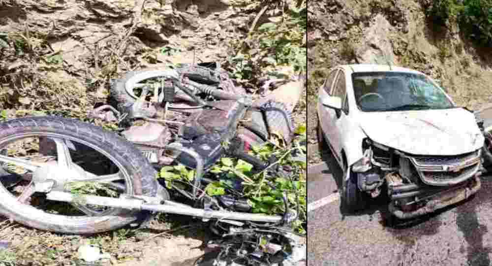 Srinagar Garhwal bike accident today