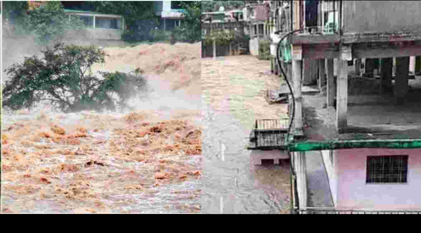 Chamoli heavy rainfall in tharali