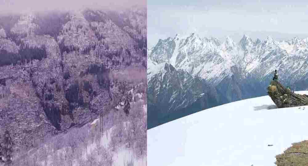 Munsiyari uttarakhand snowfall 2024