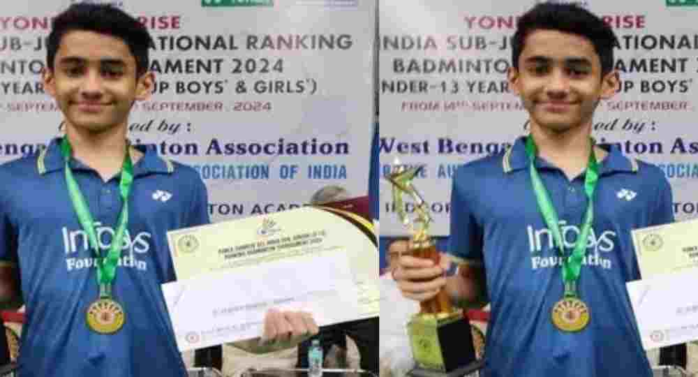 Tanmay Verma badminton haldwani