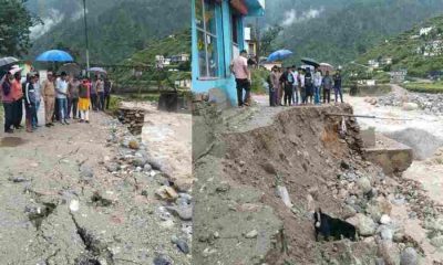 Tehri Garhwal cloud burst today