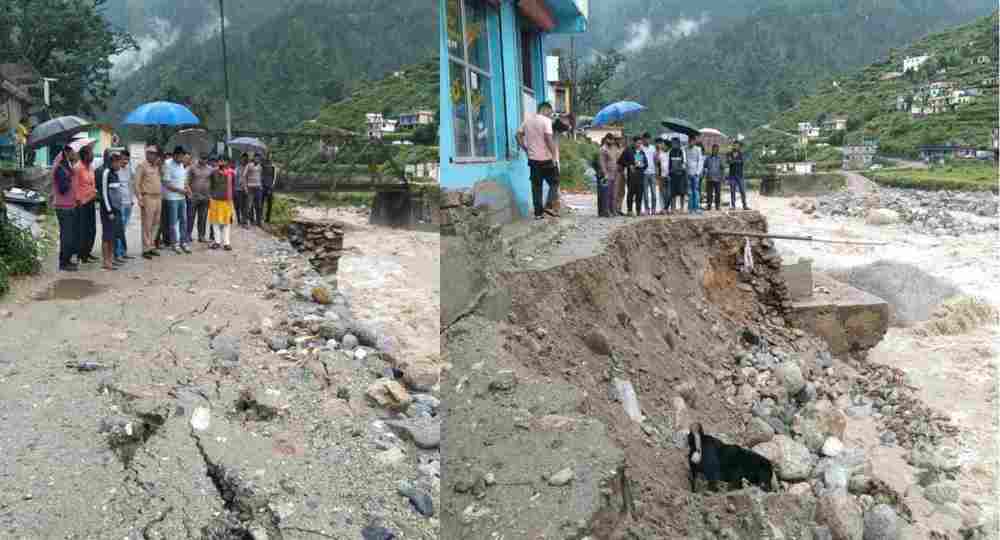 Tehri Garhwal cloud burst today