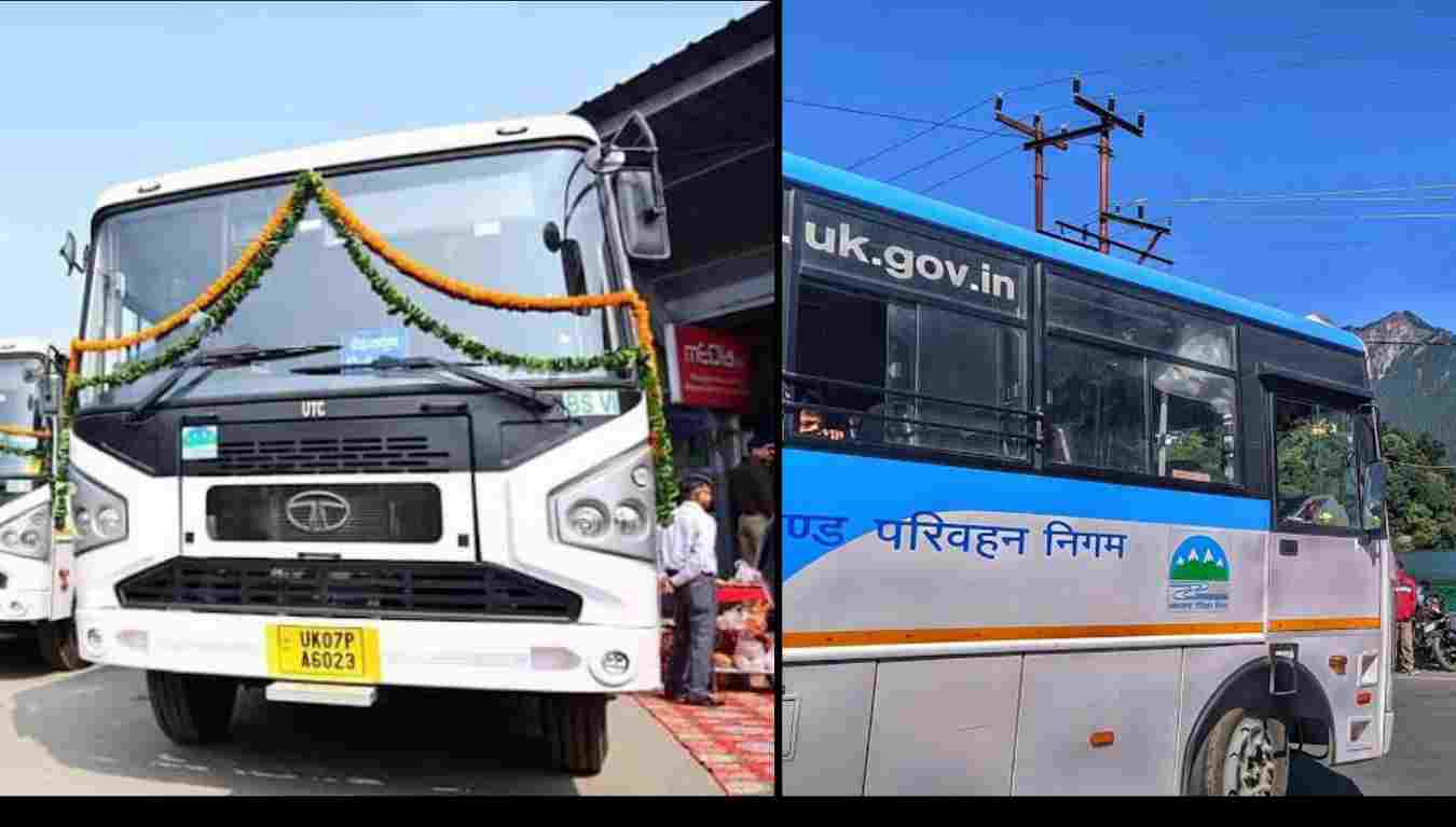 Uttarakhand roadways bs6 model buses