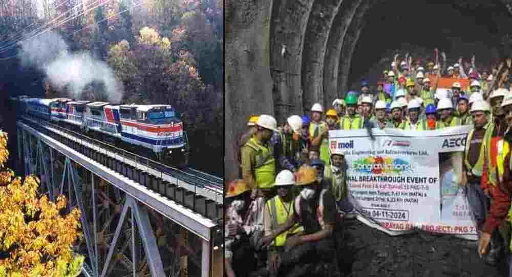 Rishikesh Karnaprayag Rail tunnel project
