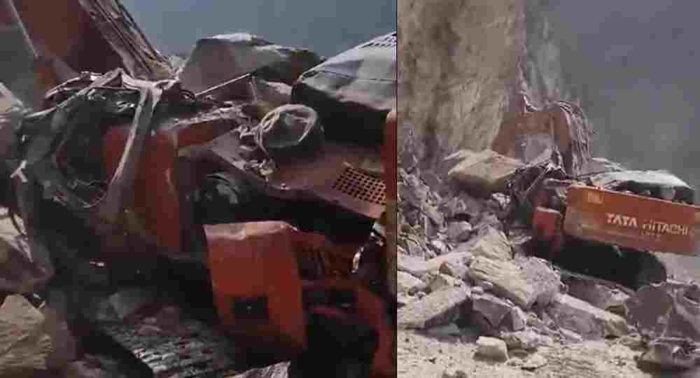 Chamoli JCB accident news