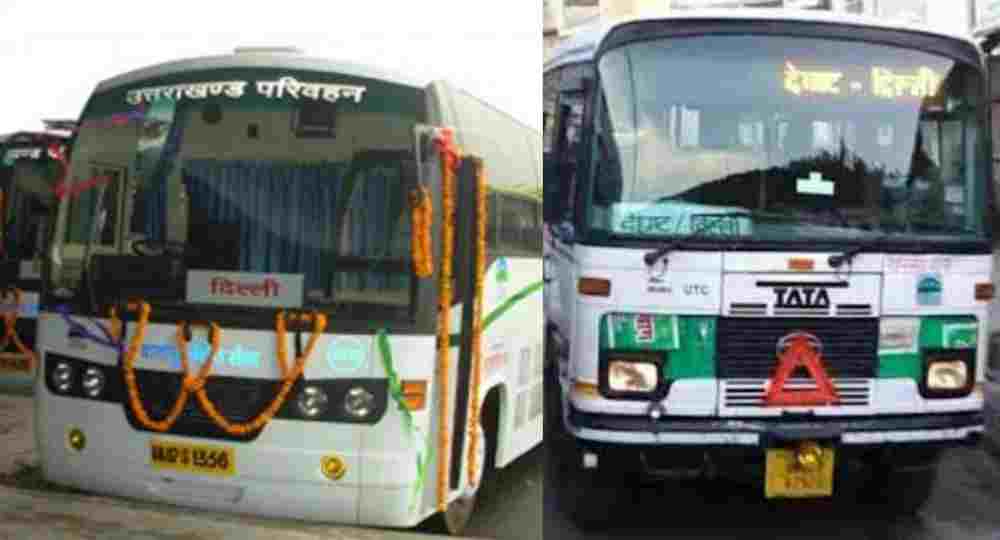 Uttarakhand roadways delhi bus