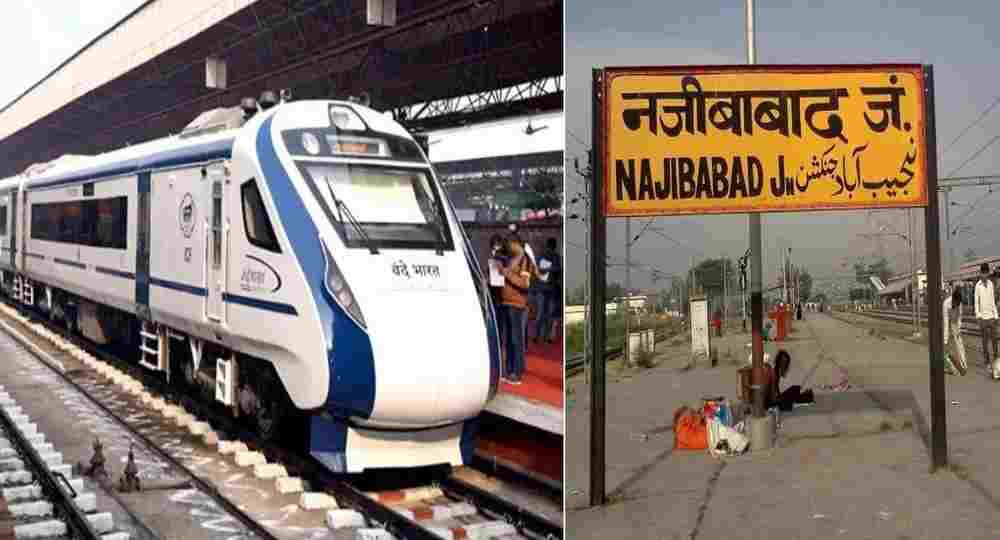 Dehradun lucknow vande Bharat express route stopage najibabad