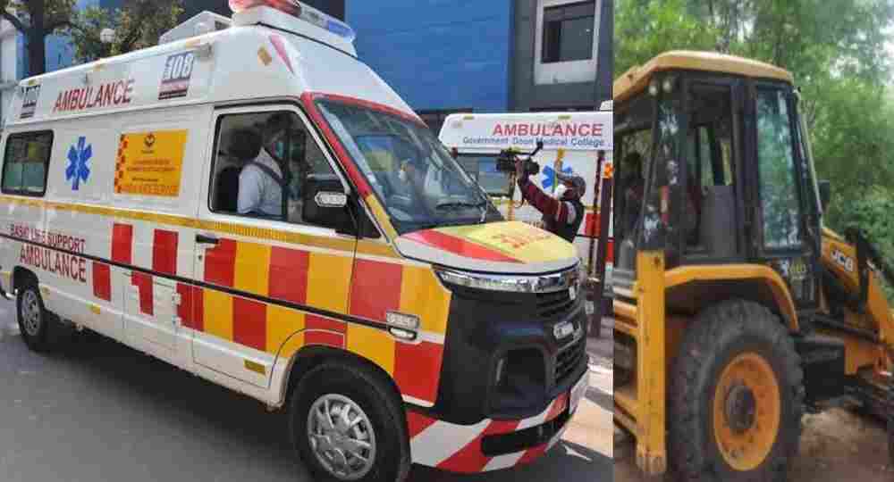 Khatima road jcb accident news today