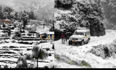 Uttarakhand snowfall 2024