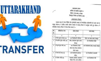 Uttarakhand PCS transfer 2024