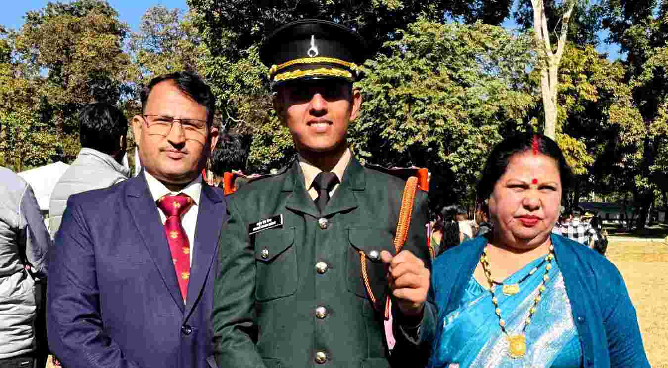 Arjun Bisht army lieutenant IMA chaukhutiya almora