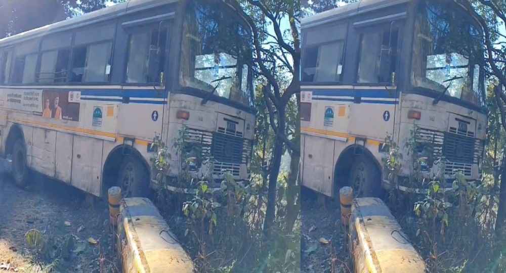Nainital roadways bus accident today