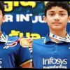 Player Aditya Negi dehradun Junior International Badminton Tournament