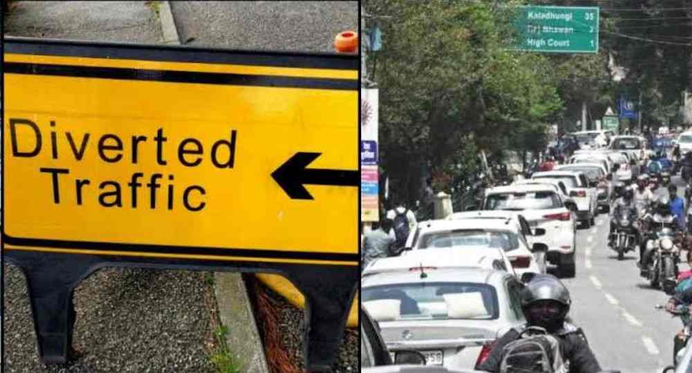 Dehradun Mussoorie route divert
