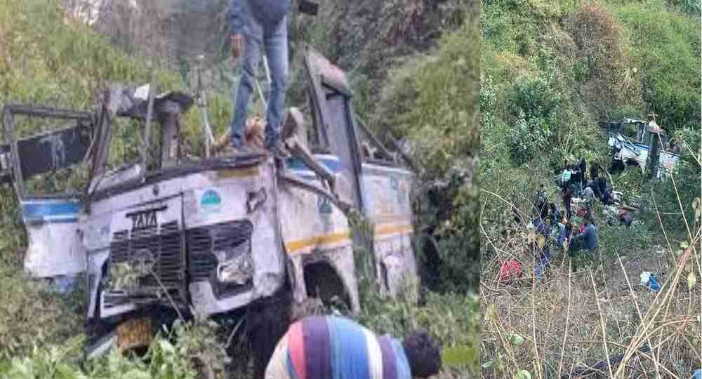 Bhimtal roadways bus accident
